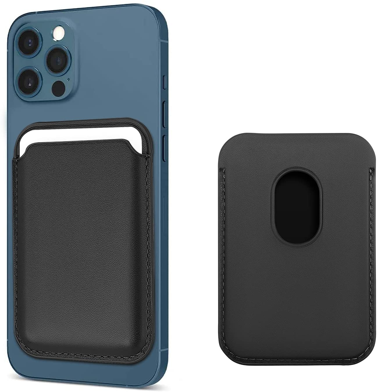 Funda móvil INF Tarjetero magnético para iPhone serie 12/13 PU