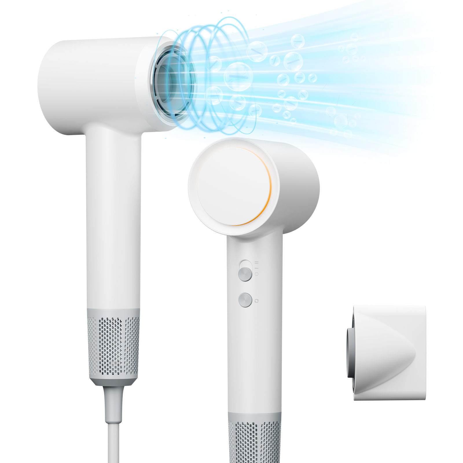 Starflare Ionen-Haartrockner 1600W – Mit Bürstenlosem Motor (160.000 U/min), 500 Mio. Ionen, Magnetischem Diffusor & Reisetasche