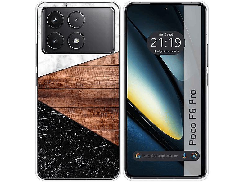 Funda móvil - TUMUNDOSMARTPHONE Poco F6 Pro 5G, Compatible con Xiaomi ...