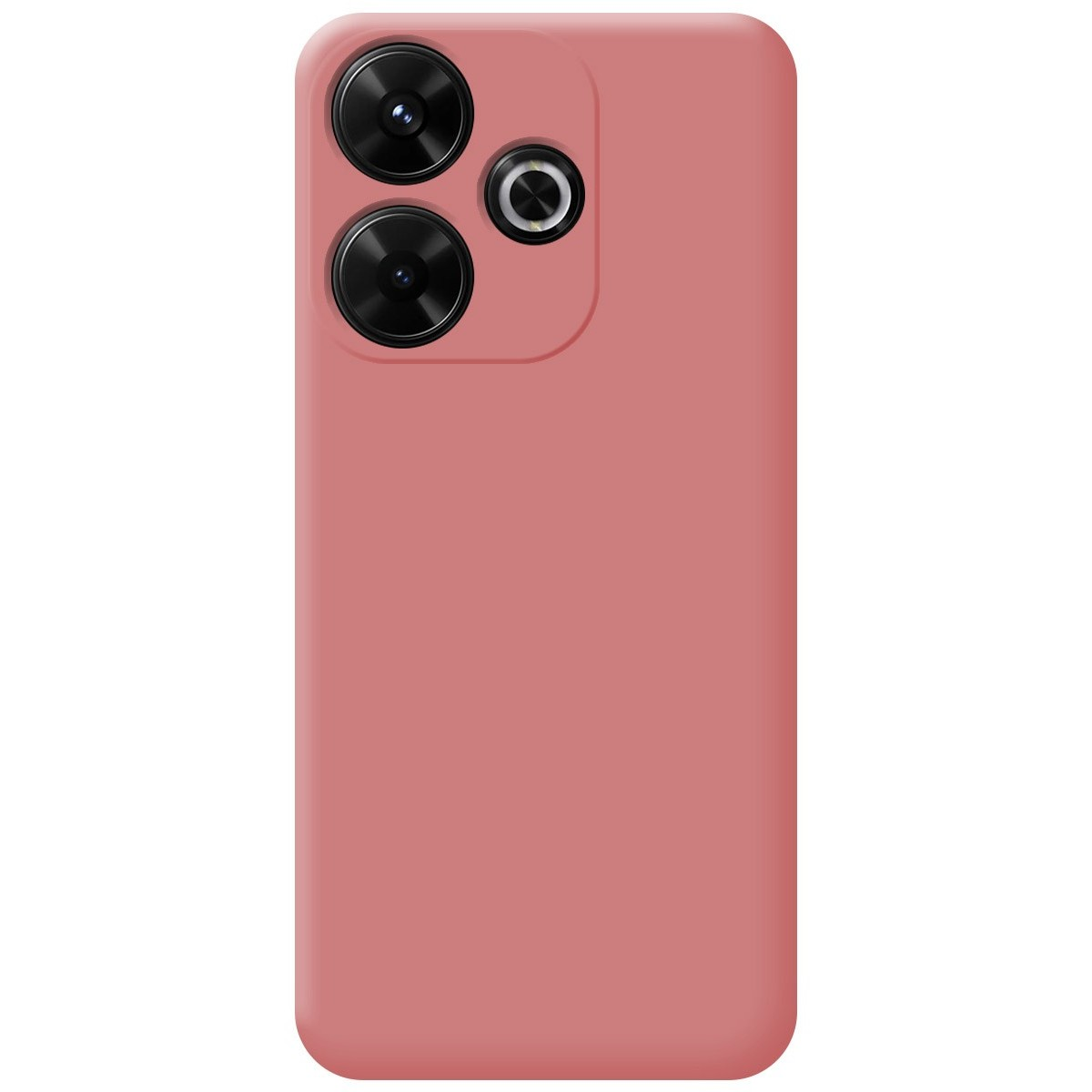 Custodia per smartphone tinta unita, di colore uniforme, in una tonalità di rosso tenue.
