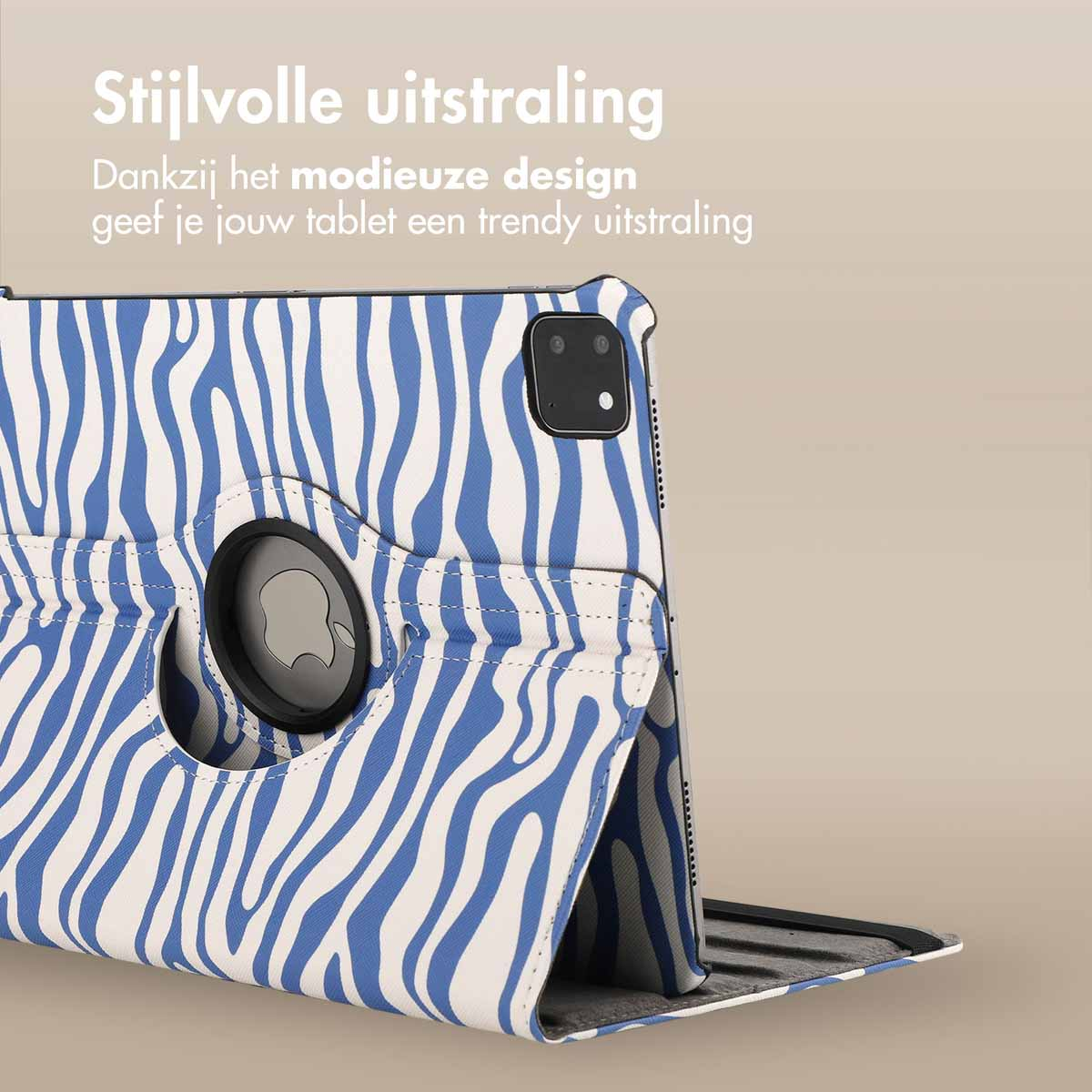 Tablet case with a floral design.