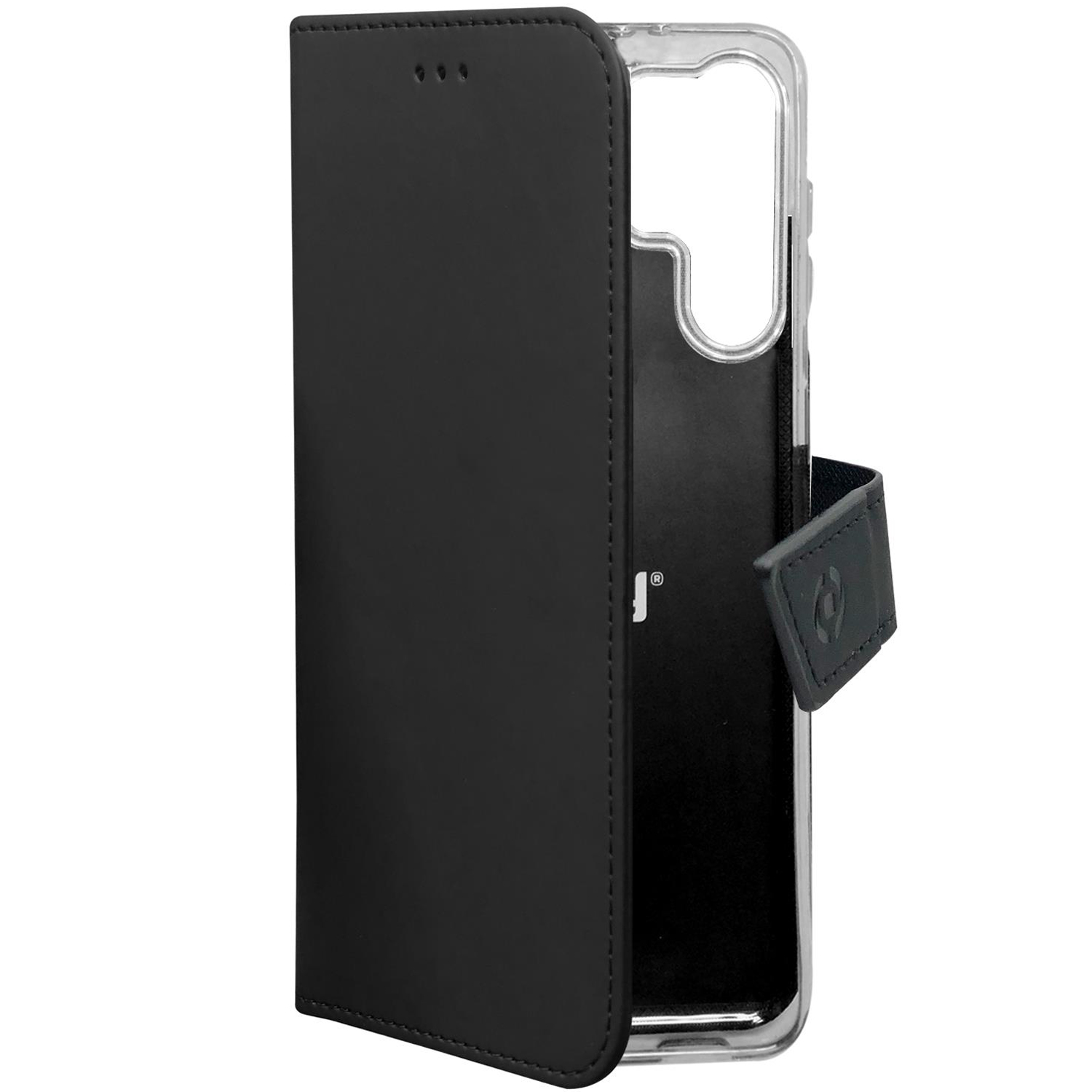 CELLY Wally Custodia per cellulare per Samsung Galaxy S23 Ultra 5G, Nero