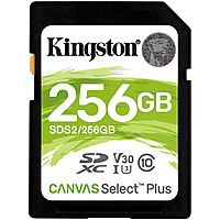 Kingston Technology Canvas Select Plus flashgeheugen 256 GB SDXC Klasse 10 UHS-I