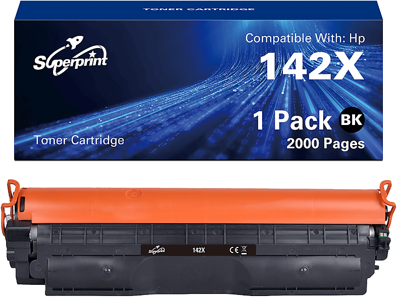 SUPERPRINT XL 142A Toner Schwarz (142A W1420A) | MediaMarkt