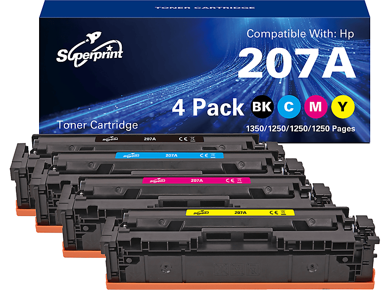SUPERPRINT 207A Zwart, Cyaan, Magenta, Geel | MediaMarkt