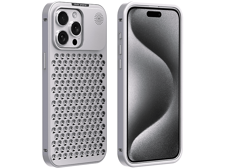 IPhone 15 Pro Max Hülle Aus Aluminium – Kühlend, Mit Aromatherapie, Stoßfest
