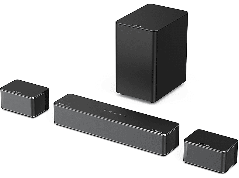ULTIMEA Poseidon D605.1 Soundbar mit Dolby Atmos und Subwoofer, 2 Rear