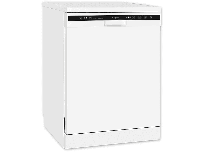 EXQUISIT GSP6312-030D weiss Geschirrspüler (Standgerät (Besteckkorb, 598 mm breit, 49 dB (A), D)