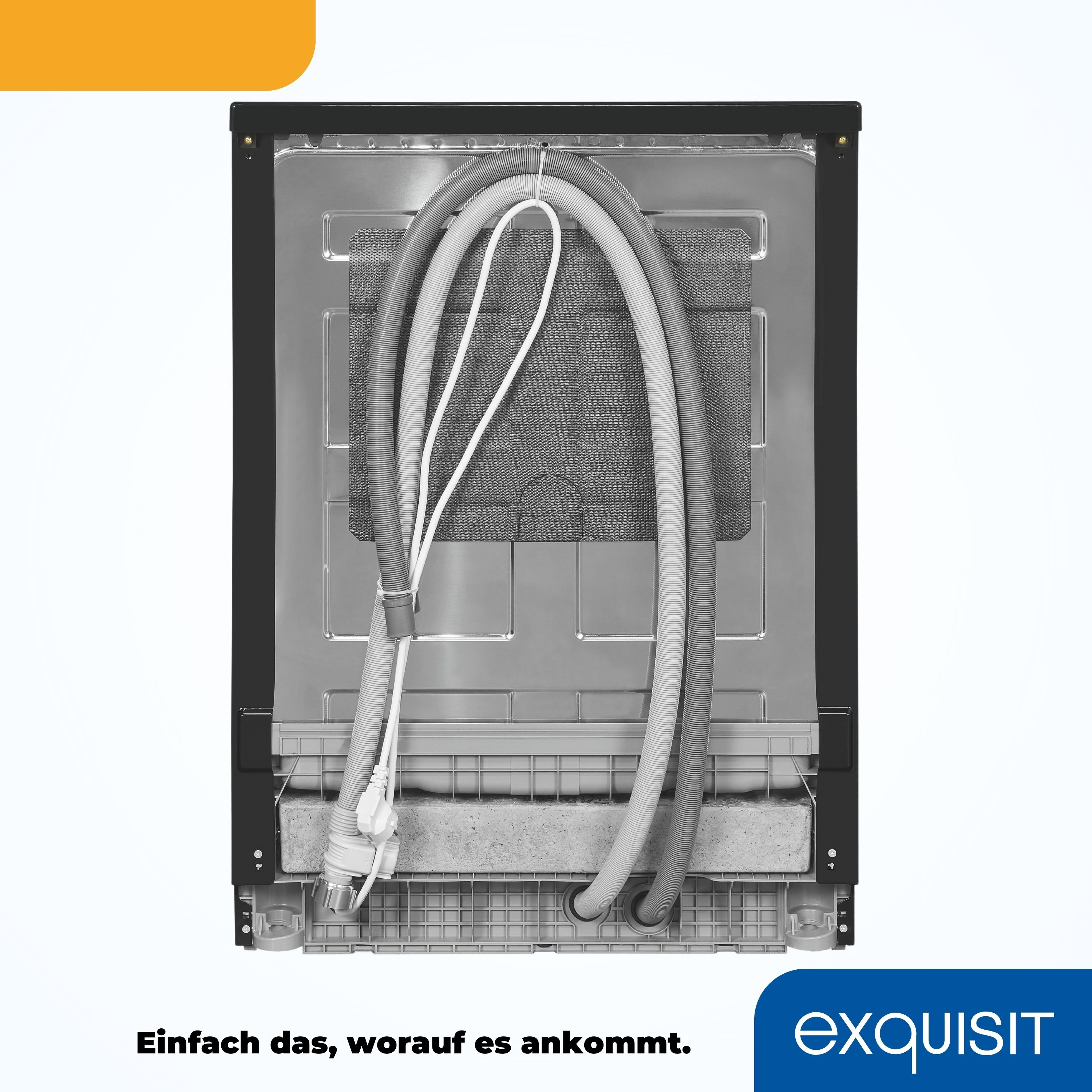 Nahaufnahme einer schwarz-weißen Kaffeemaschine mit Glaskaraffe.