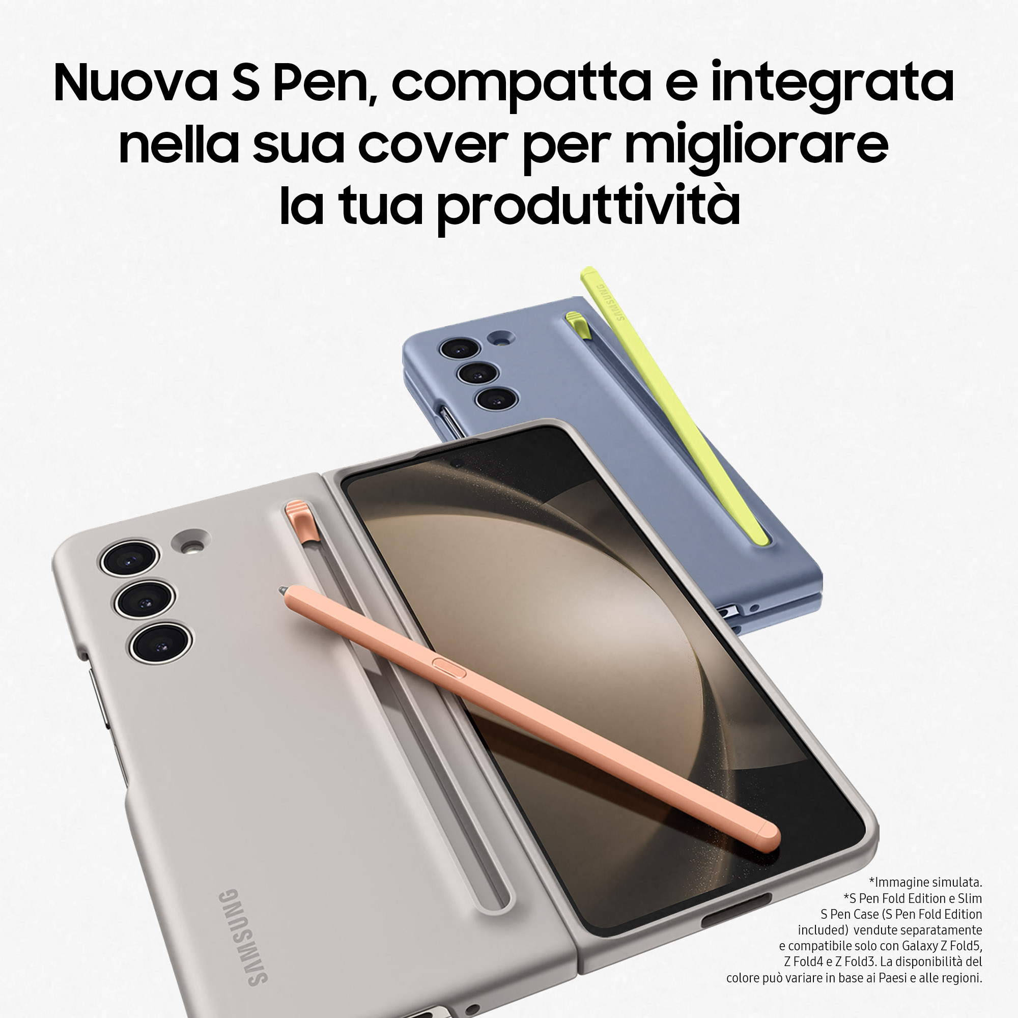 Eine Handyhülle mit Telefon und Stift. Die Hülle ist grau, mit einem rosa Stift.