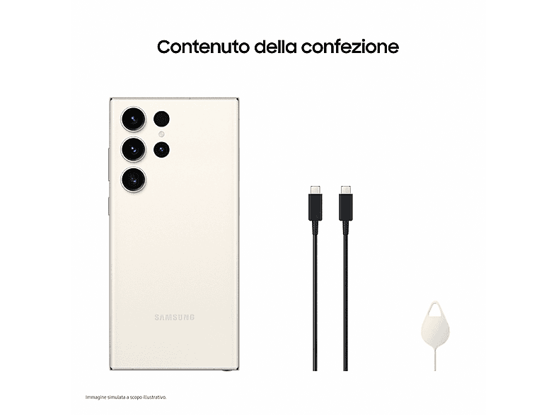 SAMSUNG Galaxy S23 Ultra SM-S918B, Crema de color, Móvil Android
