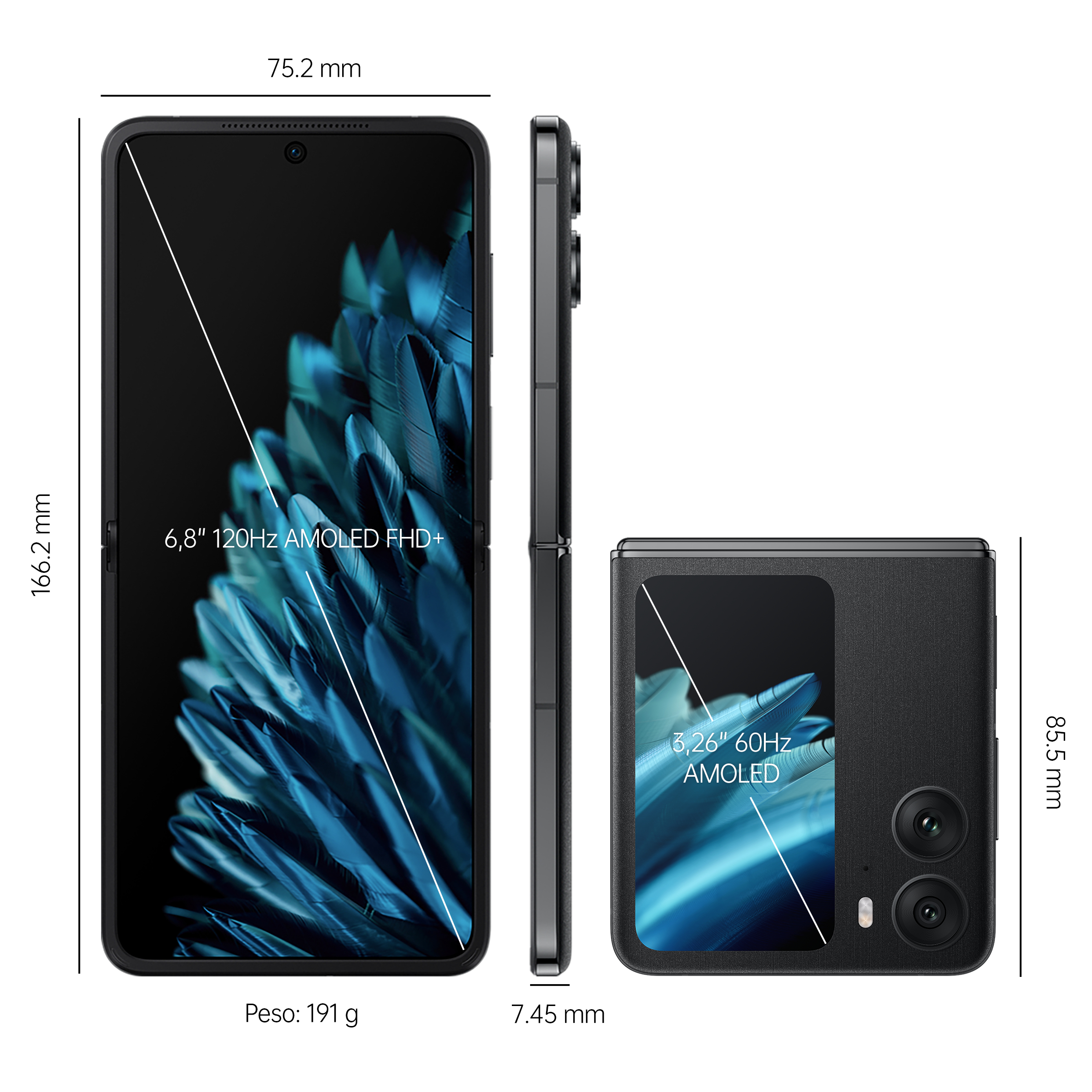 OPPO Find N2 Flip, 256 GB, Nero | MediaWorld.it
