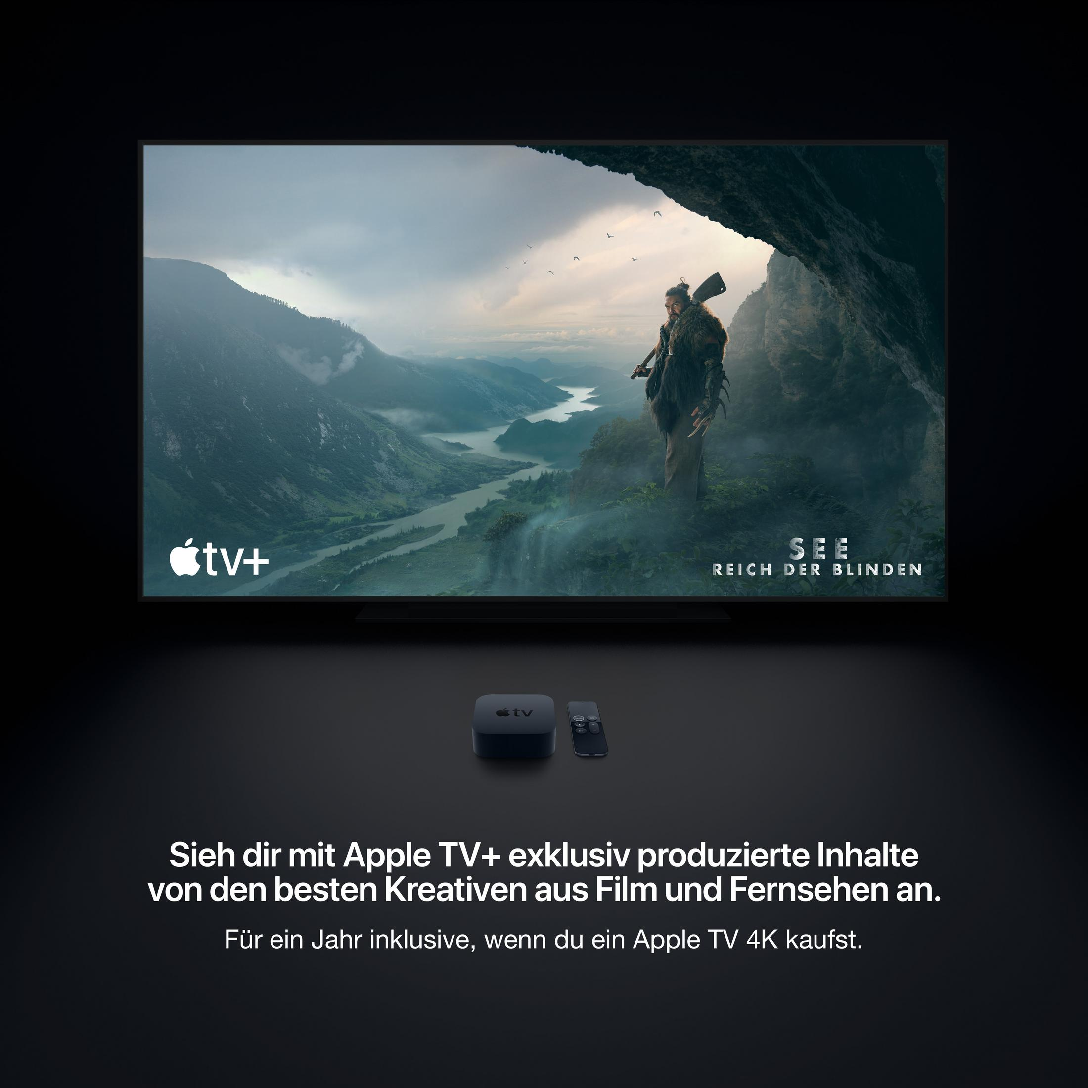 APPLE MP7P2FD/A APPLE TV 4K 64GB Multimediaplayer, Schwarz