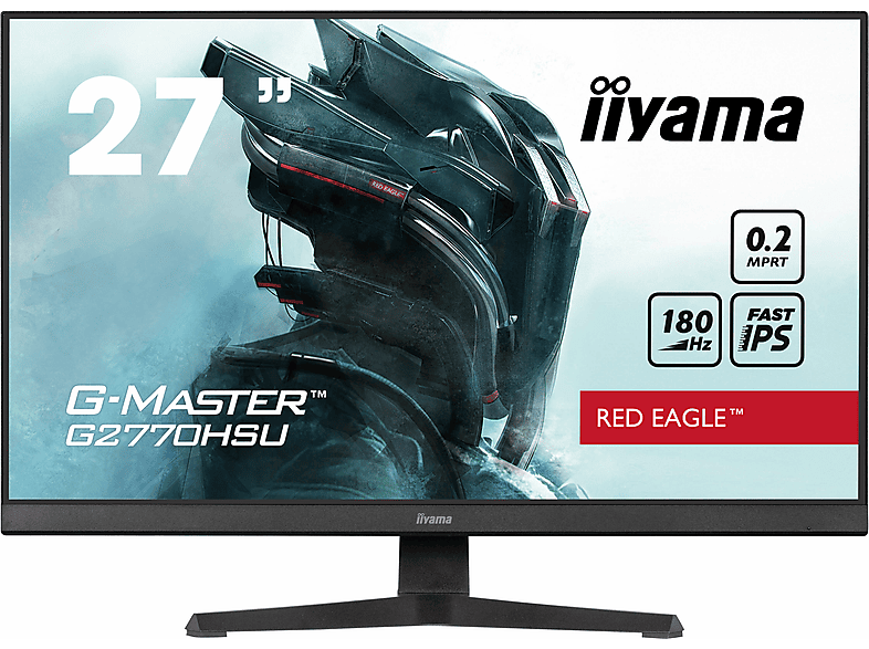 IIYAMA G2770HSU 27 Zoll Full-HD Monitor (0,2 ms Reaktionszeit , 180 Hz , 180 Hz nativ)