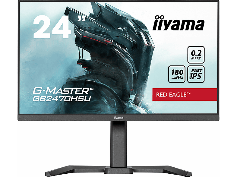 IIYAMA GB2470HSU 23,8 Zoll Full-HD Monitor (0,2 ms Reaktionszeit , 180 Hz , 180 Hz nativ)