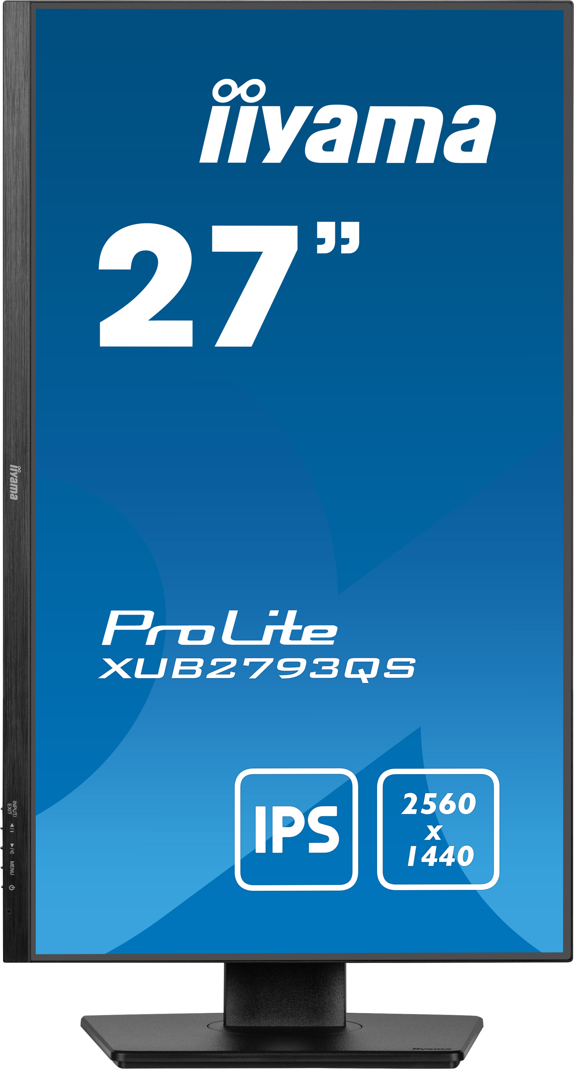 Monitor Iiyama de 27 pulgadas. Muestra IPS, 2560 x 1440 y ProLite XUB2793QS.