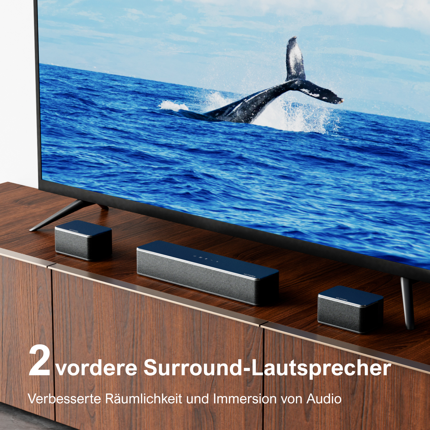 ULTIMEA Poseidon D70 Soundbar met Subwoofer Zwart