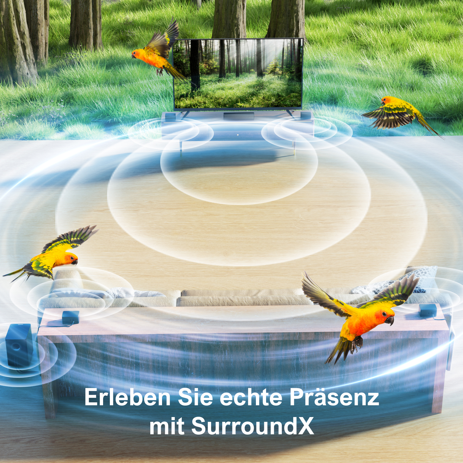 ULTIMEA Poseidon-D70, Soundbar, Schwarz