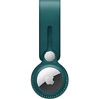 MediaMarkt APPLE Leather Loop voor de Apple AirTag - Forest Green Opbergtas Groen aanbieding
