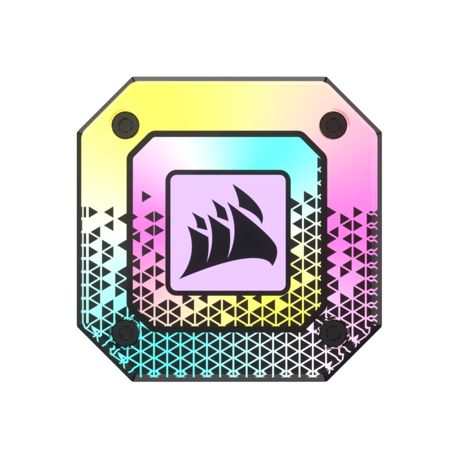 Komponent do gier Corsair, kwadrat z logo.