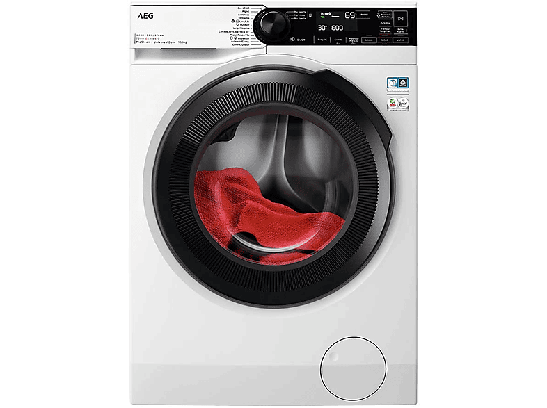 Lavadora secadora - AEG Series 7000 LWR7316O4O, 10 kg + 6 kg, Blanco