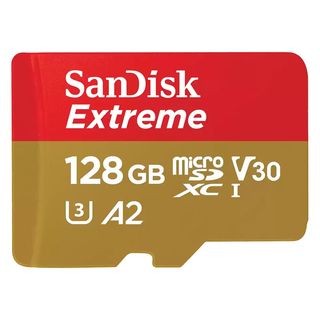 SANDISK EXTREME micro-SDXC, Micro-SD Speicherkarte, 128 GB, 190 MB/s