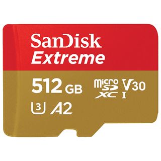 SANDISK EXTREME micro-SDXC, Micro-SD Speicherkarte, 512 GB, 190 MB/s