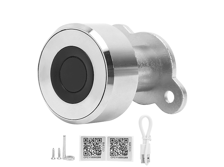 ELKUAIE Smart,lange StandbyZeit Intelligentes Türschloss, Silber SATURN