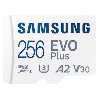 SAMSUNG EVO PLUS, Micro-SD Speicherkarte, 256 GB, 130 MB/s
