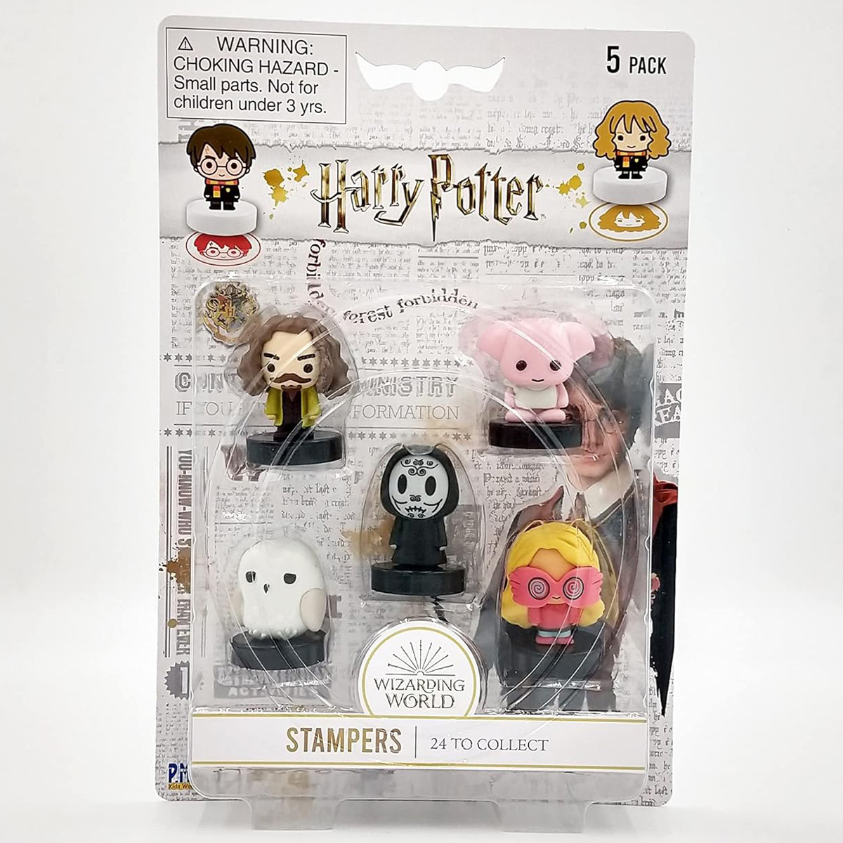 Harry Potter Stempel-Pack. Enthält Charaktere wie Harry, Ron, Hermine, Dumbledore und andere.