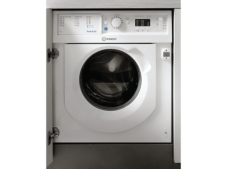 Lavadora carga frontal - INDESIT BI WML 71252