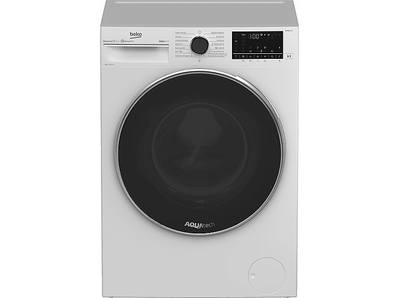 Lavadora carga frontal - BEKO B5WFT59418W