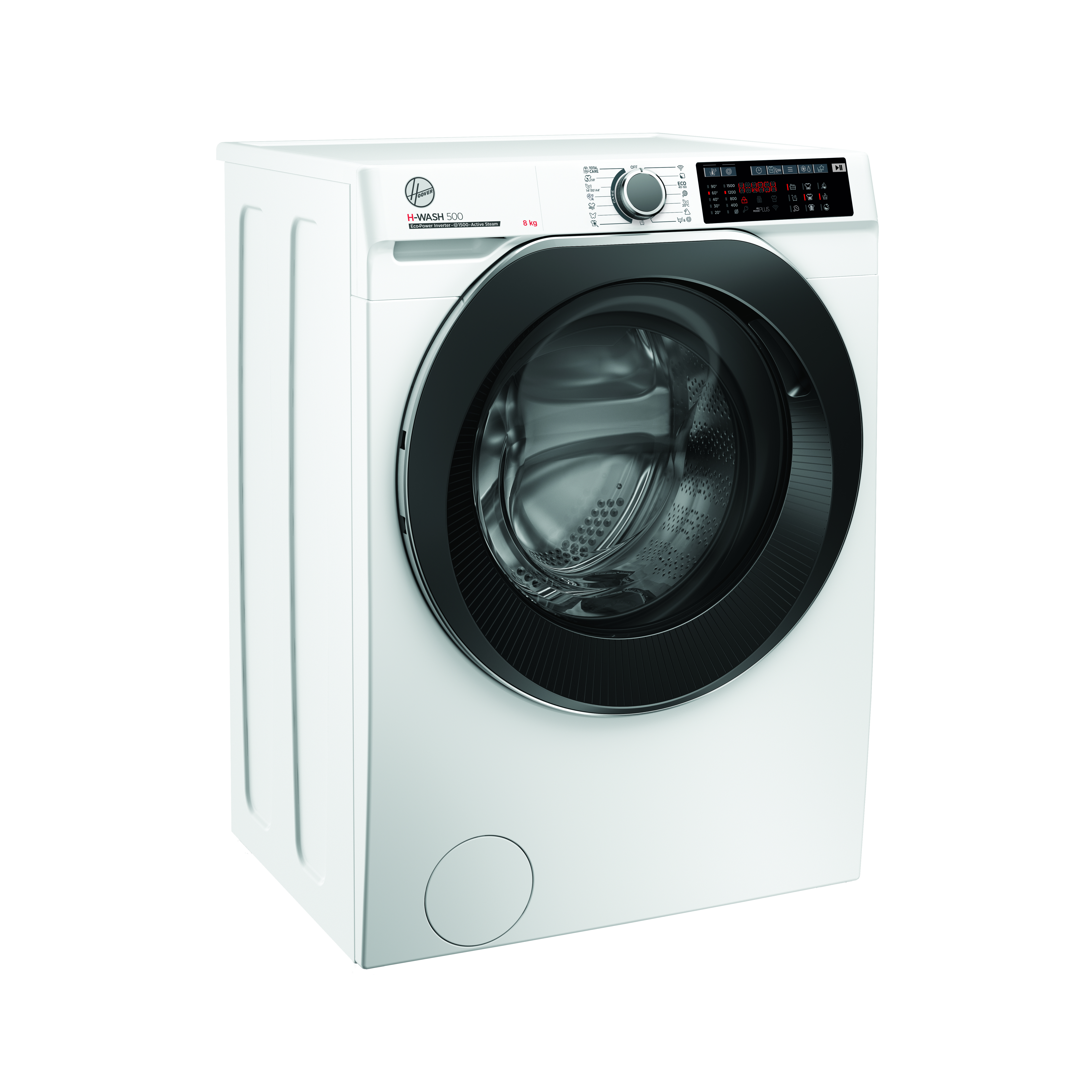 HOOVER HWQ 58AMBS/1-S H-WASH 500 Waschmaschine (8 kg, 1451 U/Min., A)