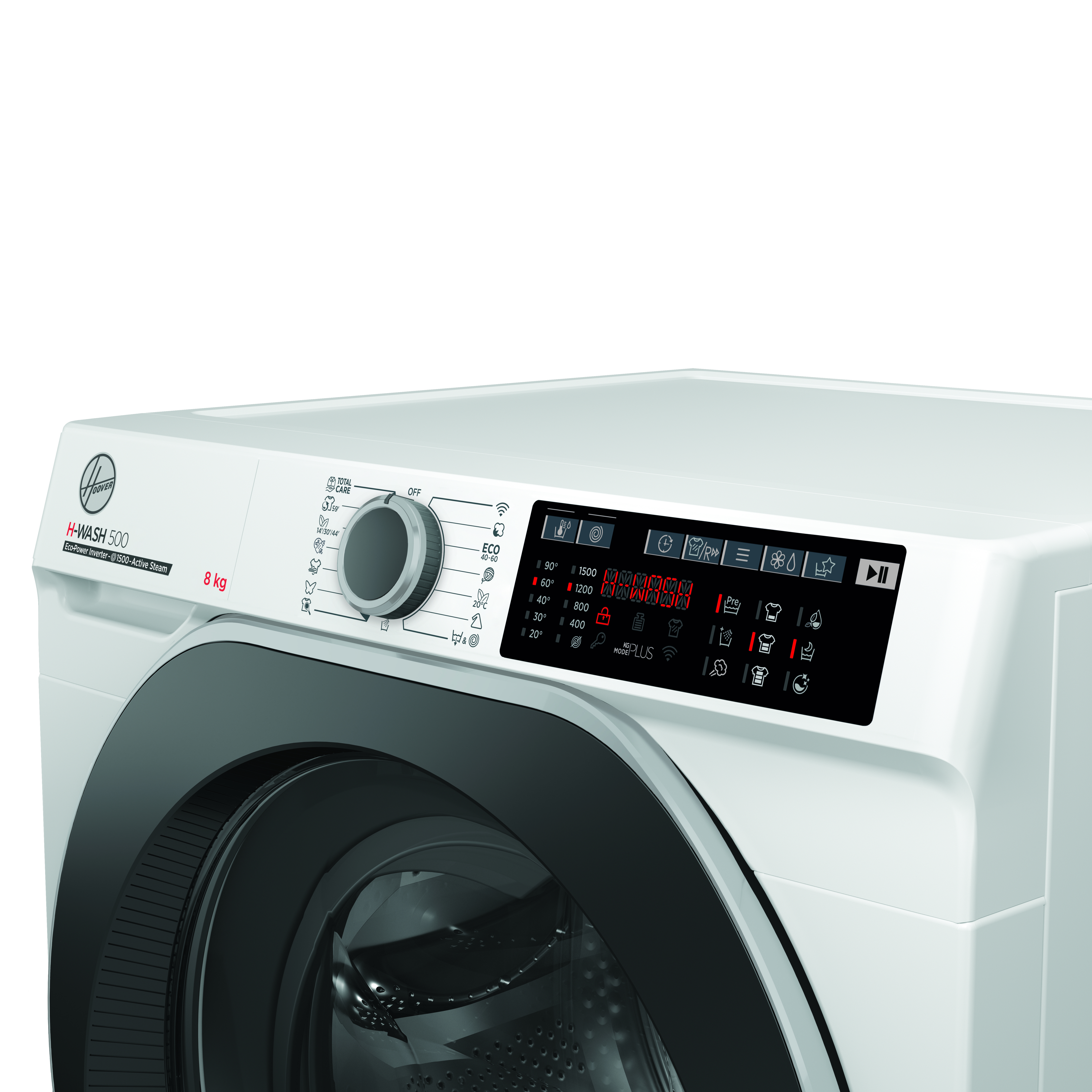 HOOVER HWQ 58AMBS/1-S H-WASH 500 Waschmaschine (8 kg, 1451 U/Min., A)