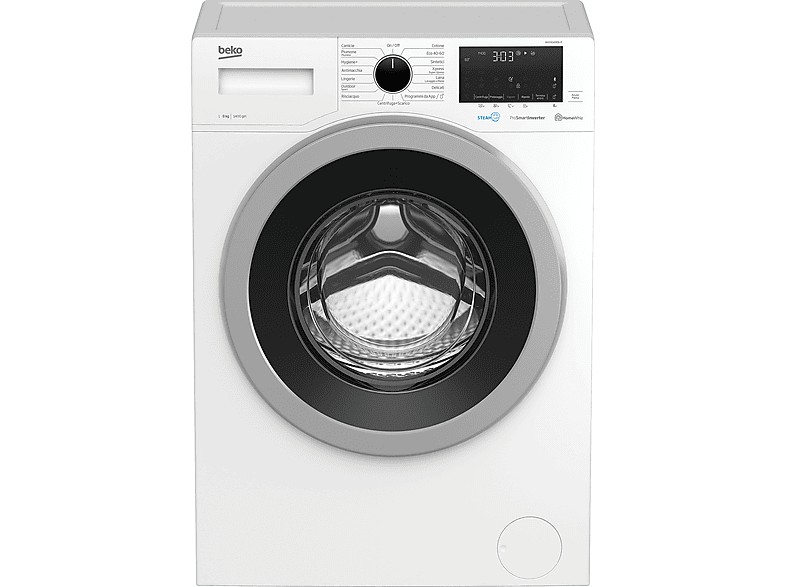 Lavadora carga frontal - BEKO WUY81436SI-IT