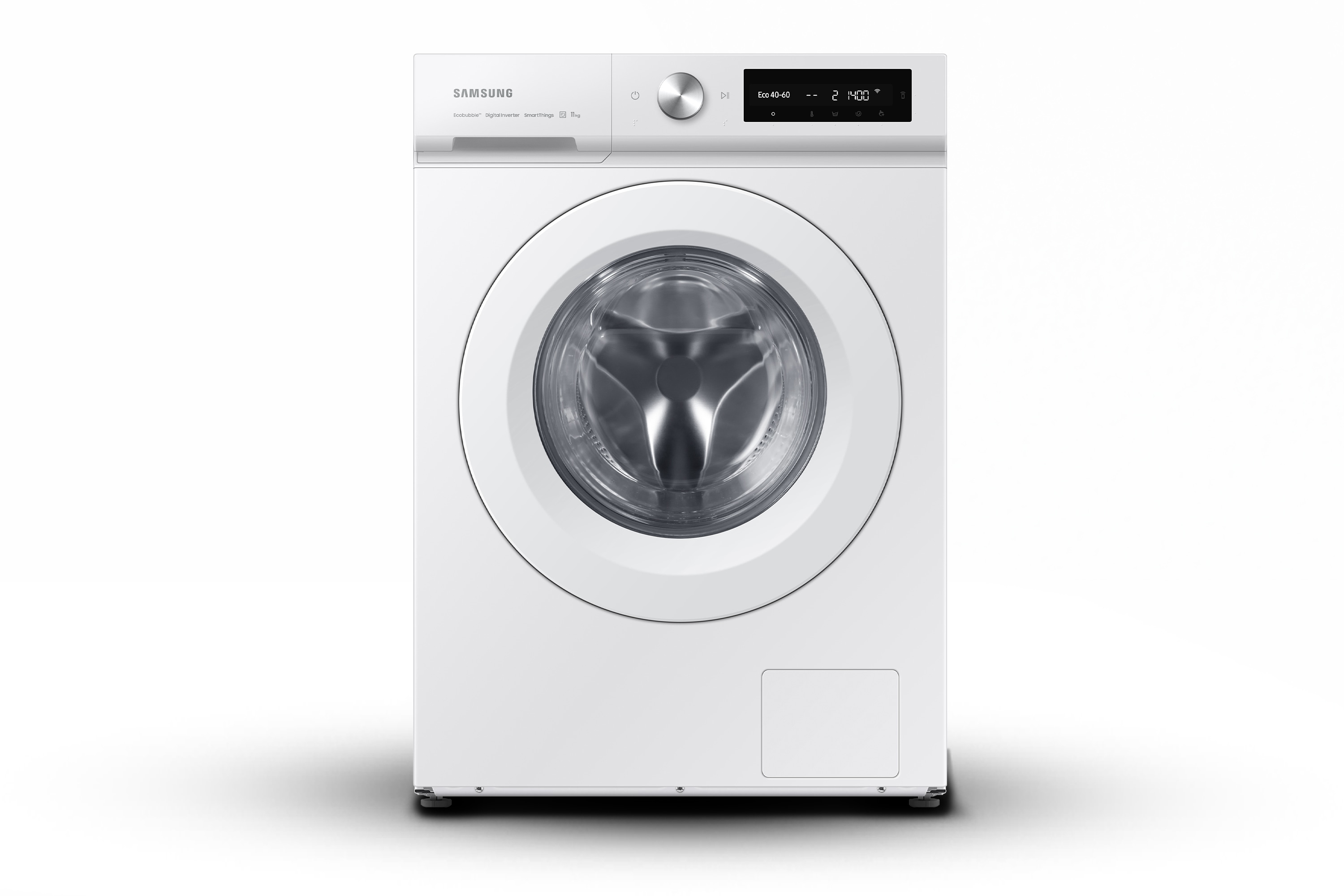 Dettaglio della lavatrice Haier, pannello di controllo, Ultra Fresh Air.