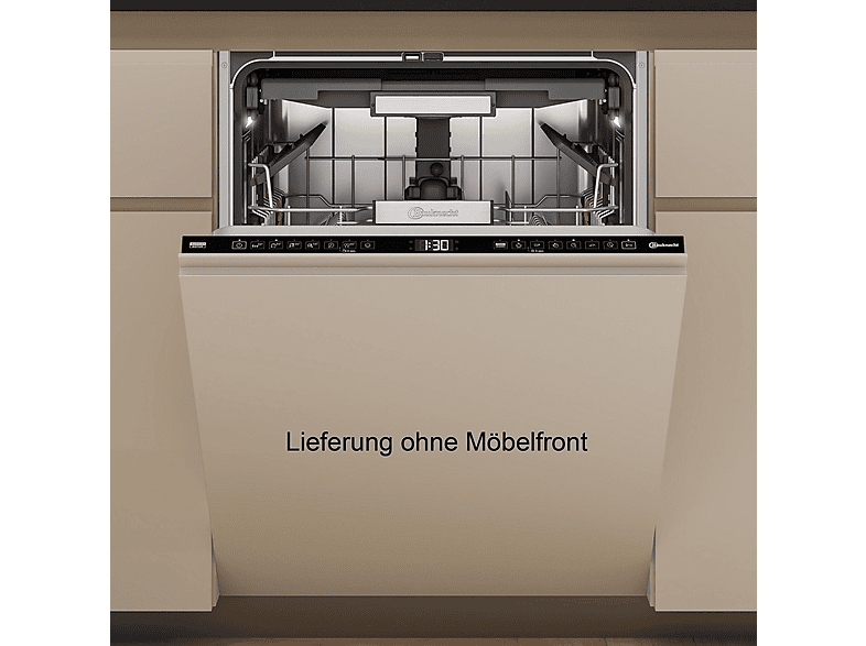BAUKNECHT B7I HF60 TUC Maxi Spüler Geschirrspüler (vollintegrierbar (Besteckschublade, 598 mm breit, 42 dB (A), A)