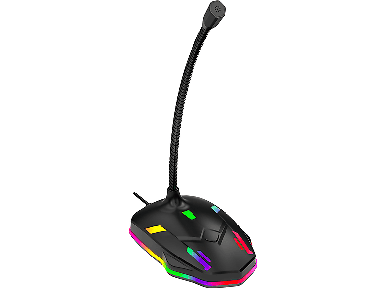 USB Kondensator Mikrofon Mit RGB Beleuchtung - Gaming Mikrofon Mit Stummschaltung Für PC, PS4, PS5