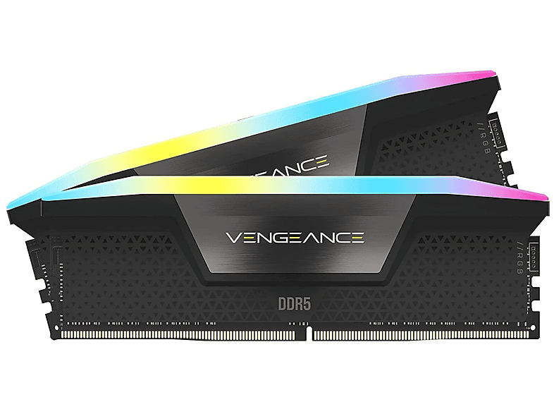 CORSAIR 2x16GB,30-36-36-76, 1.4V, VENGEANCE RGB Speicher-Kit 32 GB DDR5