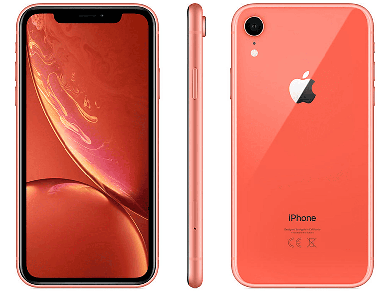 スマートフォン本体 Apple iPhone Xr MT002J/A APPLE iPhone Xr 128 GB Coral Dual SIM | MediaMarkt