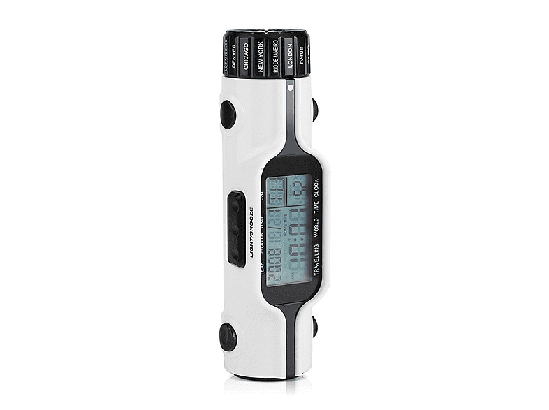 ELKUAIE LED-Uhr mit ewigem Kalender Wecker | SATURN