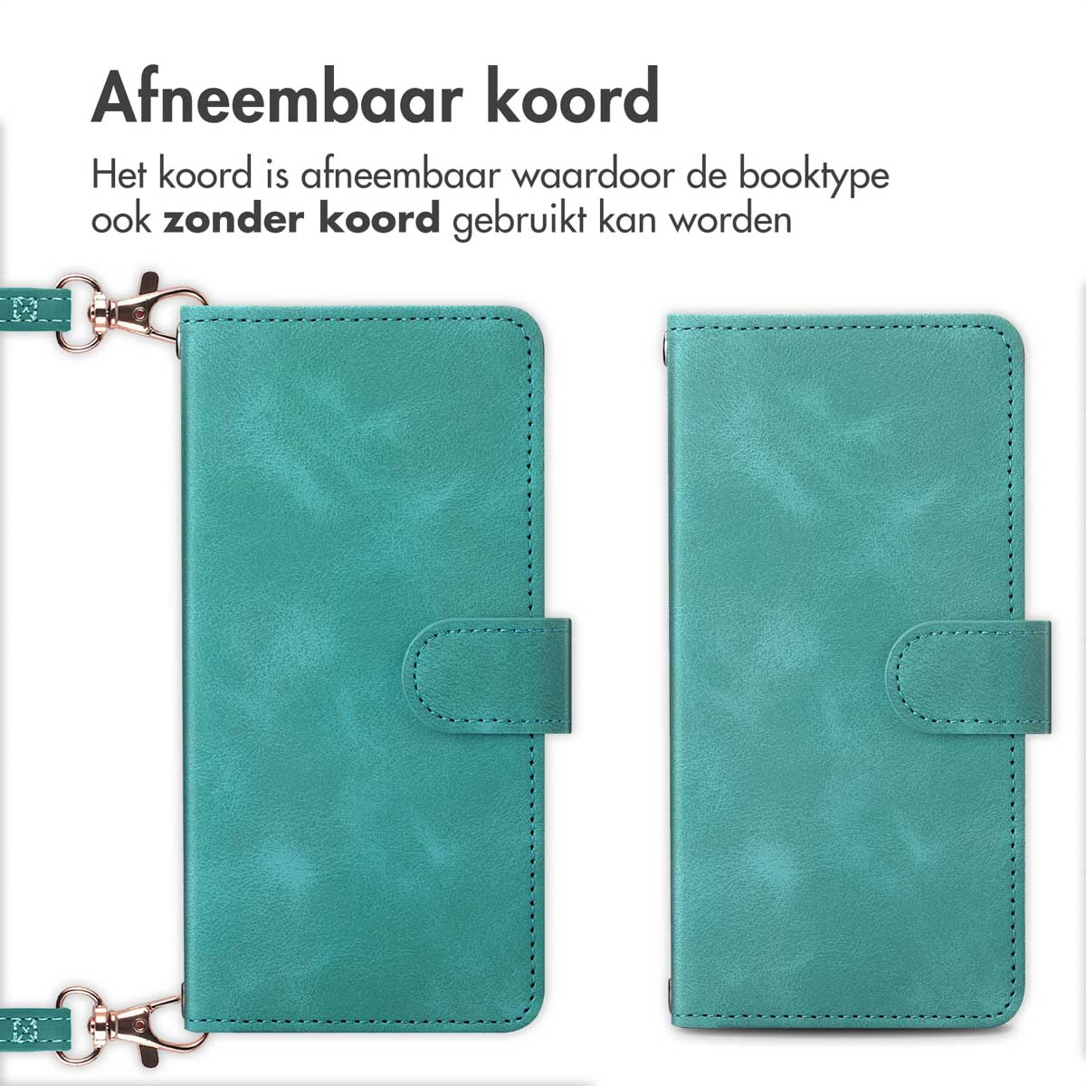 Afneembaar koord. Turkse boekhoes set met afneembaar koord.