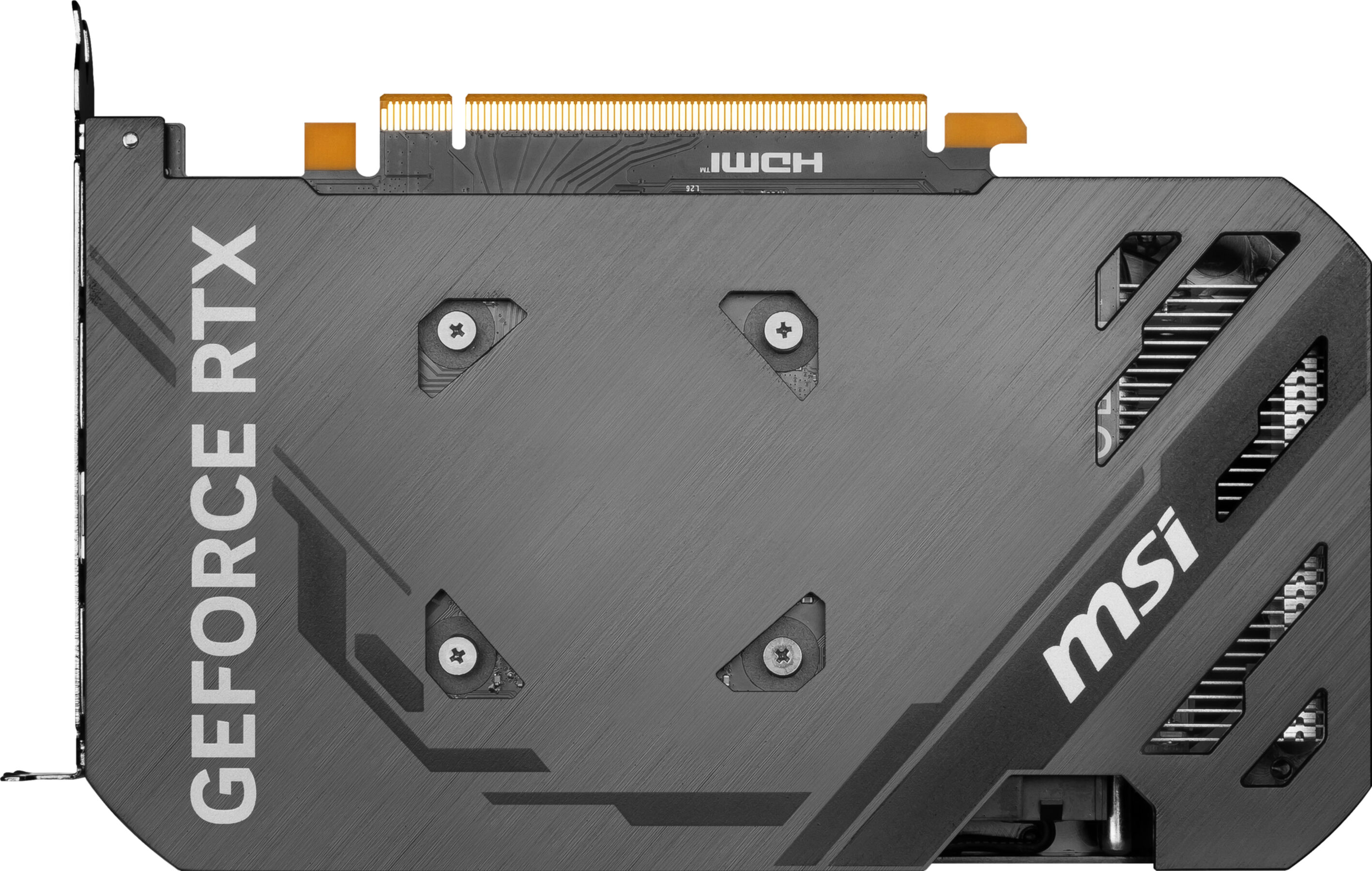 MSI GEFORCE RTX 4060 VENTUS 2X BLACK 8G OC (NVIDIA, Grafikkarte)