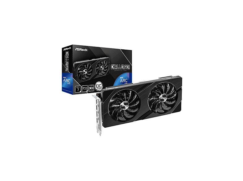 ASROCK Intel Arc A750 Challenger D 8GB OC (Intel®, Grafikkarte)
