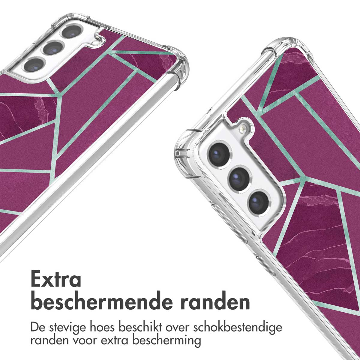 IMOSHION Coque avec lanière compatible avec Samsung Galaxy S21 FE Étui de Téléphone voor Samsung Samsung Galaxy S21 FE Multicolore