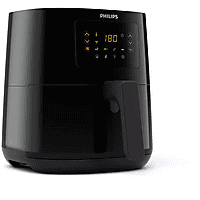 MediaMarkt PHILIPS HD9255/90 Airfryer, Heteluchtfriteuse Zwart aanbieding