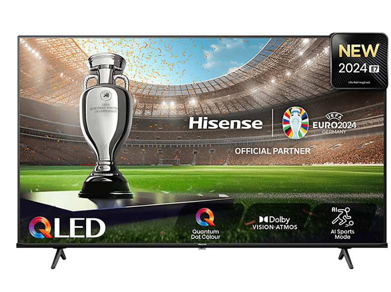 HISENSE 43E77NQ QLED 43 Zoll, 4K Ultra HD, SmartTV Fernseher (Flat, 43 Zoll / 109,2 cm, UHD 4K