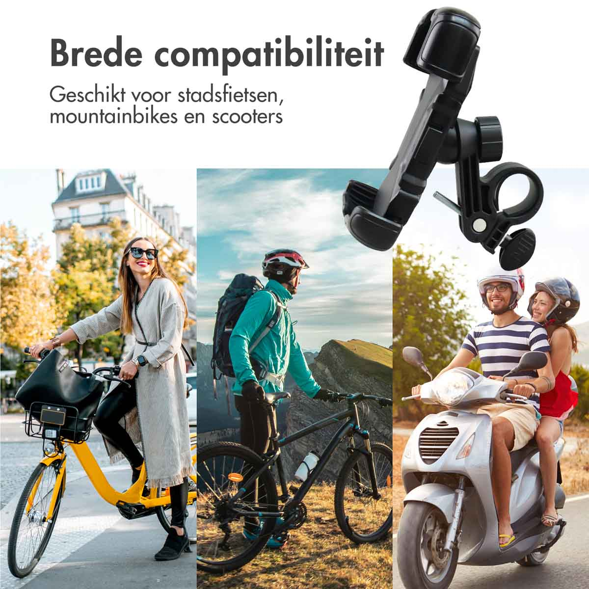 IMOSHION Telefoonhouder fiets - Geschikt voor alle Smartphones - Bike holder