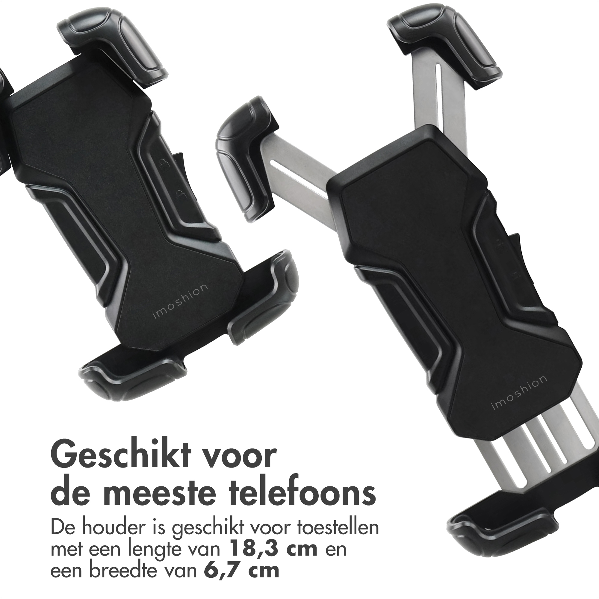 IMOSHION Telefoonhouder fiets - Geschikt voor alle Smartphones - Bike holder