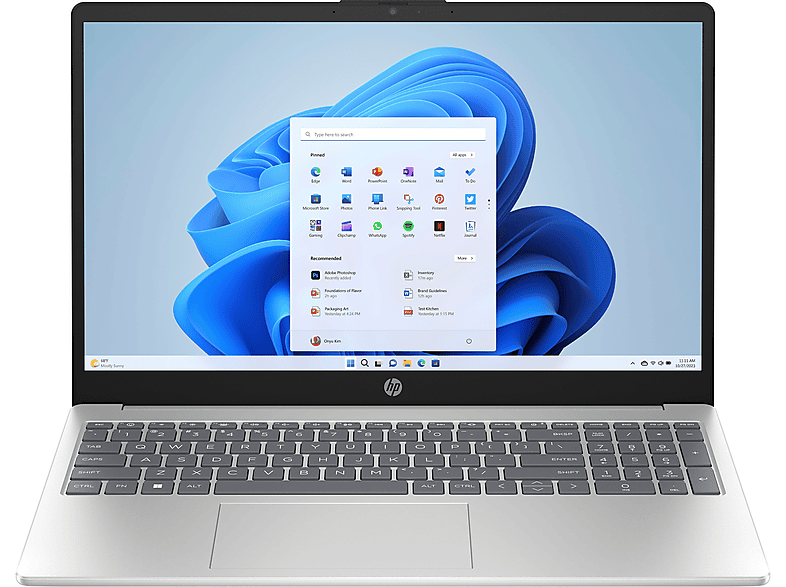 HP 15-fd0830nd | QWERTY - 15,6 inch - Intel®Core™ i3 - 8 GB - 512